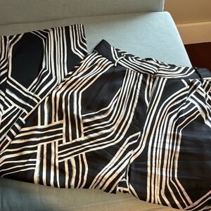 MNG (Mango) Wide Leg High Rise Pants - Size 8